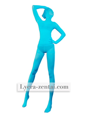 Sexy Blue Fullbody Zentai Suit - Click Image to Close